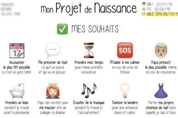 projet de naussance