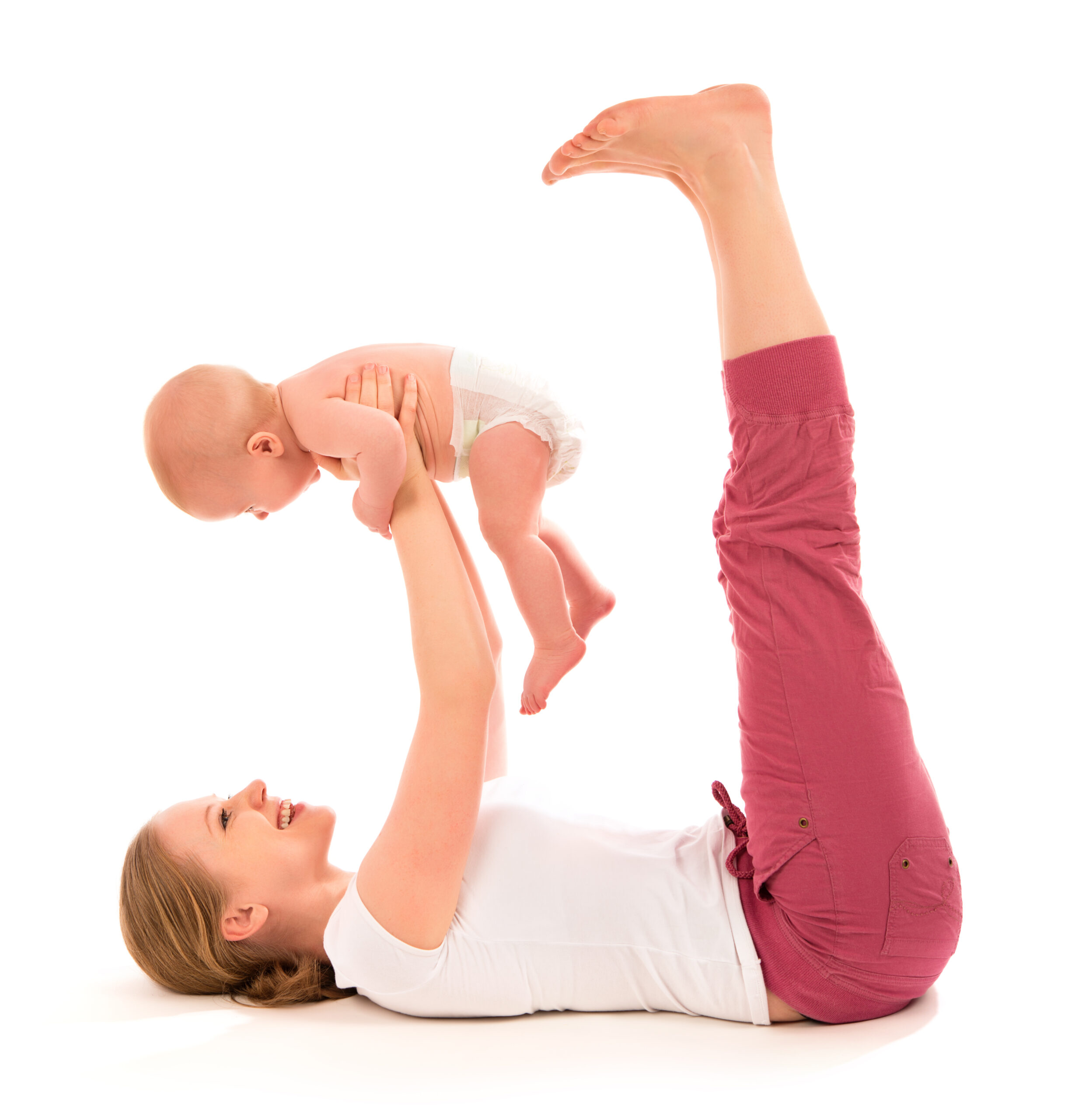 mother and baby gymnastics, yoga exercises